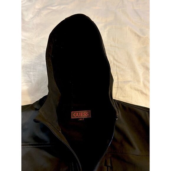 Guess Womens Black Insulated Coat Ski Winter Warm Jacket Soft Shell Size 2XL XXL - Picture 3 of 16